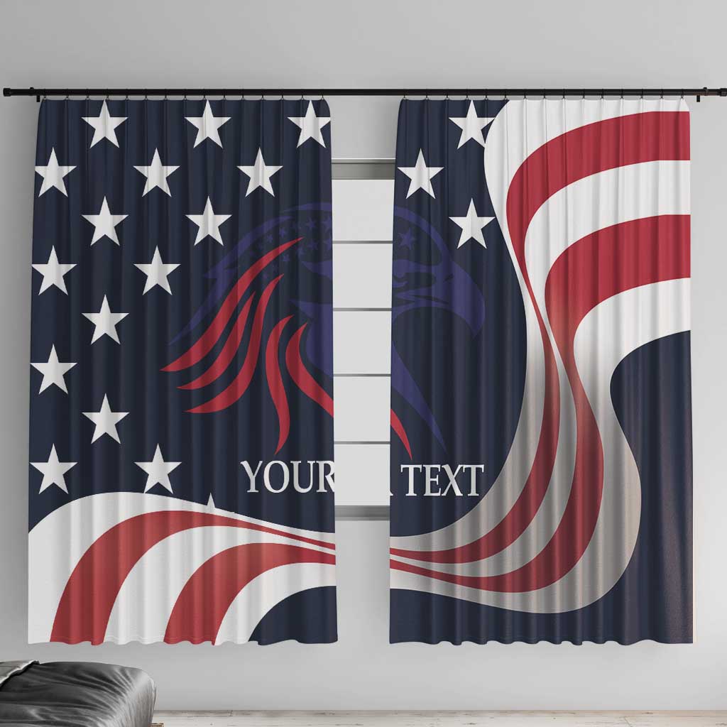 Custom USA Rugby Window Curtain The Eagles Summer Paris 2024