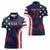 Custom USA Rugby Women Polo Shirt The Eagles Summer Paris 2024