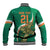 Custom Ireland Rugby Baseball Jacket Green Celtic Knot Summer Paris 2024 LT9 - Wonder Print Shop