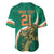 Custom Ireland Rugby Baseball Jersey Green Celtic Knot Summer Paris 2024 LT9 - Wonder Print Shop