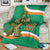 Custom Ireland Rugby Blanket Green Celtic Knot Summer Paris 2024