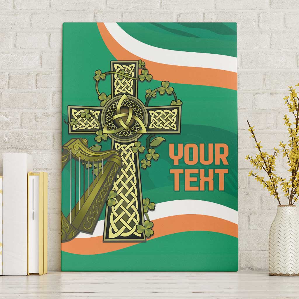 Custom Ireland Rugby Canvas Wall Art Green Celtic Knot Summer Paris 2024 LT9 - Wonder Print Shop