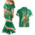 Custom Ireland Rugby Couples Matching Mermaid Dress and Hawaiian Shirt Green Celtic Knot Summer Paris 2024 LT9 - Wonder Print Shop