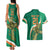 Custom Ireland Rugby Couples Matching Tank Maxi Dress and Hawaiian Shirt Green Celtic Knot Summer Paris 2024 LT9 - Wonder Print Shop