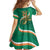 Custom Ireland Rugby Family Matching Long Sleeve Bodycon Dress and Hawaiian Shirt Green Celtic Knot Summer Paris 2024 LT9 - Wonder Print Shop