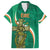 Custom Ireland Rugby Family Matching Long Sleeve Bodycon Dress and Hawaiian Shirt Green Celtic Knot Summer Paris 2024 LT9 - Wonder Print Shop