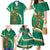 Custom Ireland Rugby Family Matching Mermaid Dress and Hawaiian Shirt Green Celtic Knot Summer Paris 2024 LT9 - Wonder Print Shop