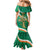 Custom Ireland Rugby Family Matching Mermaid Dress and Hawaiian Shirt Green Celtic Knot Summer Paris 2024 LT9 - Wonder Print Shop