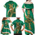 Custom Ireland Rugby Family Matching Off Shoulder Maxi Dress and Hawaiian Shirt Green Celtic Knot Summer Paris 2024 LT9 - Wonder Print Shop