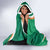 Custom Ireland Rugby Hooded Blanket Green Celtic Knot Summer Paris 2024