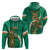 Custom Ireland Rugby Hoodie Green Celtic Knot Summer Paris 2024 - Wonder Print Shop