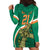 Custom Ireland Rugby Hoodie Dress Green Celtic Knot Summer Paris 2024 - Wonder Print Shop