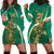 Custom Ireland Rugby Hoodie Dress Green Celtic Knot Summer Paris 2024 - Wonder Print Shop