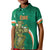 Custom Ireland Rugby Kid Polo Shirt Green Celtic Knot Summer Paris 2024 - Wonder Print Shop