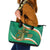 Custom Ireland Rugby Leather Tote Bag Green Celtic Knot Summer Paris 2024 - Wonder Print Shop