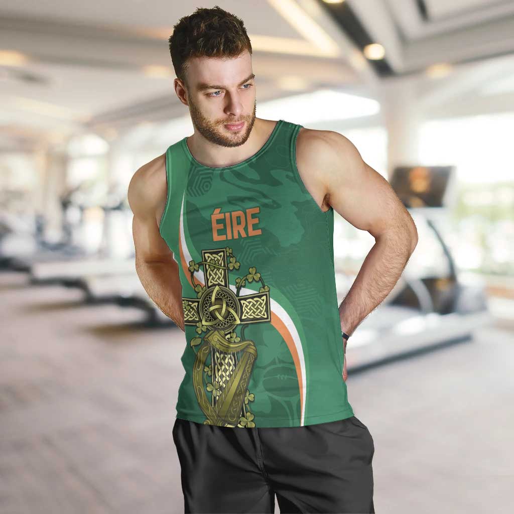 Custom Ireland Rugby Men Tank Top Green Celtic Knot Summer Paris 2024 - Wonder Print Shop