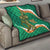 Custom Ireland Rugby Quilt Green Celtic Knot Summer Paris 2024