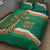 Custom Ireland Rugby Quilt Bed Set Green Celtic Knot Summer Paris 2024 - Wonder Print Shop