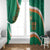 Custom Ireland Rugby Window Curtain Green Celtic Knot Summer Paris 2024