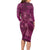 Ireland Rugby Long Sleeve Bodycon Dress Maroon Celtic Knot Summer Paris 2024 - Wonder Print Shop