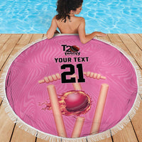 Bermuda Cricket Custom Beach Blanket Quo Fata Ferunt Sporty - Wonder Print Shop