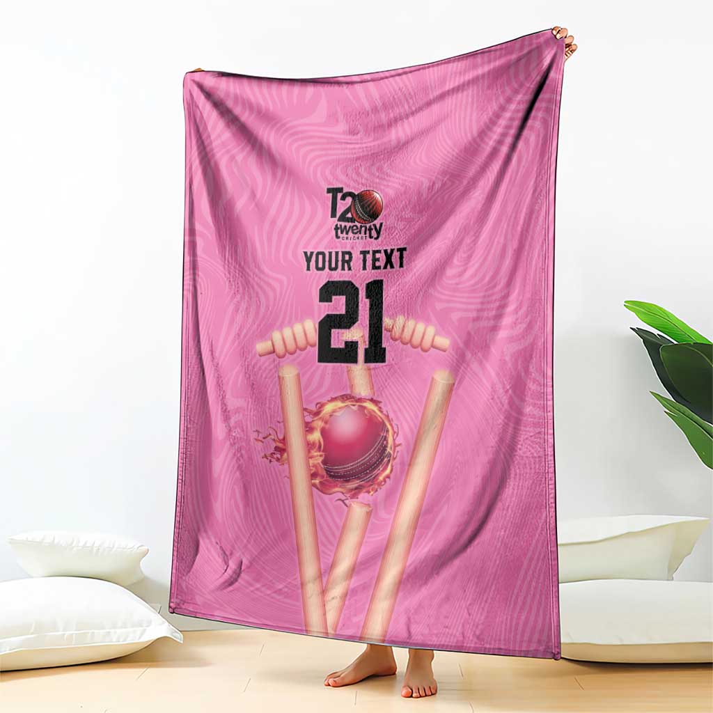 Bermuda Cricket Custom Blanket Quo Fata Ferunt Sporty - Wonder Print Shop