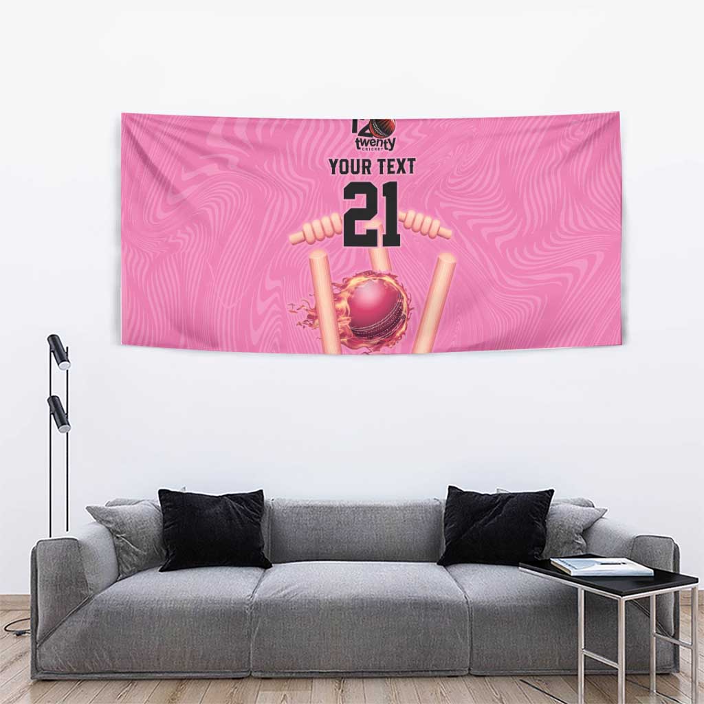Bermuda Cricket Custom Tapestry Quo Fata Ferunt Sporty - Wonder Print Shop