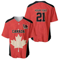 Canada Cricket Custom Baseball Jersey Classic Maple Leaf - Wonder Print Shop