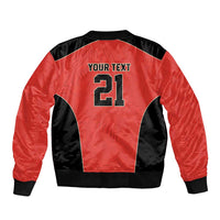 Canada Cricket Custom Bomber Jacket Classic Maple Leaf - Wonder Print Shop