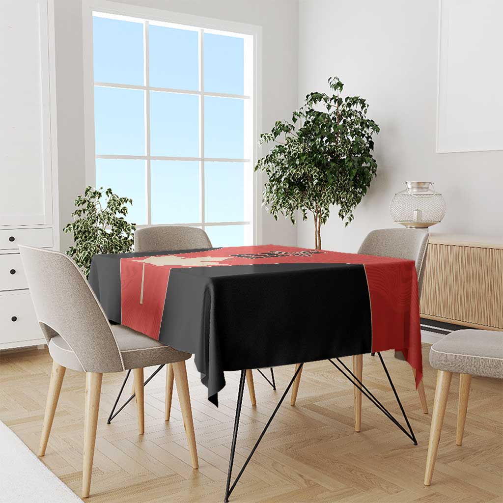 Canada Cricket Custom Tablecloth Classic Maple Leaf - Wonder Print Shop