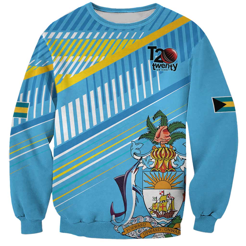 The Bahamas Cricket Custom Sweatshirt Marlin Flamingo Come On Bahamian - Wonder Print Shop