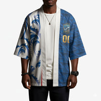 Cabo Verde Kopa di Mundu Custom Kimono Atlantic Waves Blue Edition