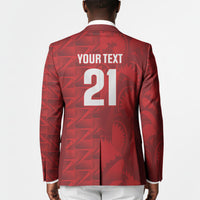 Cabo Verde Kopa di Mundu Custom Blazer Atlantic Waves Red Edition