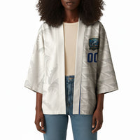 Cabo Verde Kopa di Mundu Custom Kimono Atlantic Waves White Edition