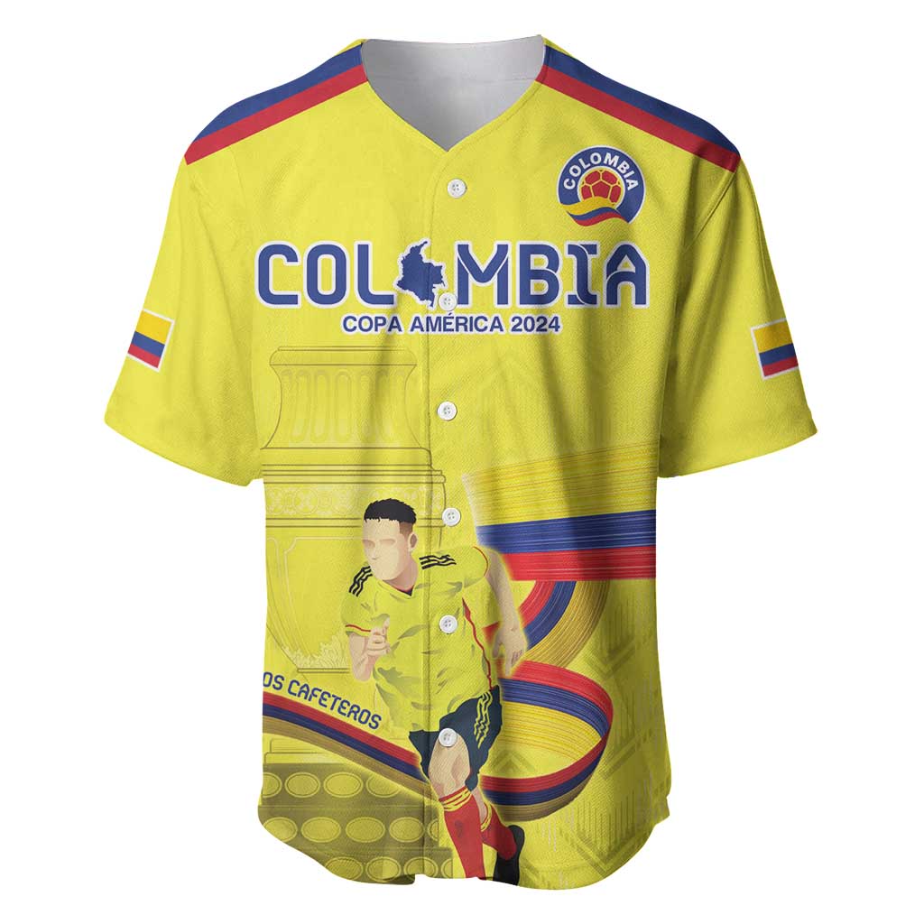 Colombia Champion Football Custom Baseball Jersey Proud To Be Los Cafeteros LT9 - Wonder Print Shop