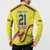 Colombia Champion Football Custom Button Sweatshirt Proud To Be Los Cafeteros LT9 - Wonder Print Shop