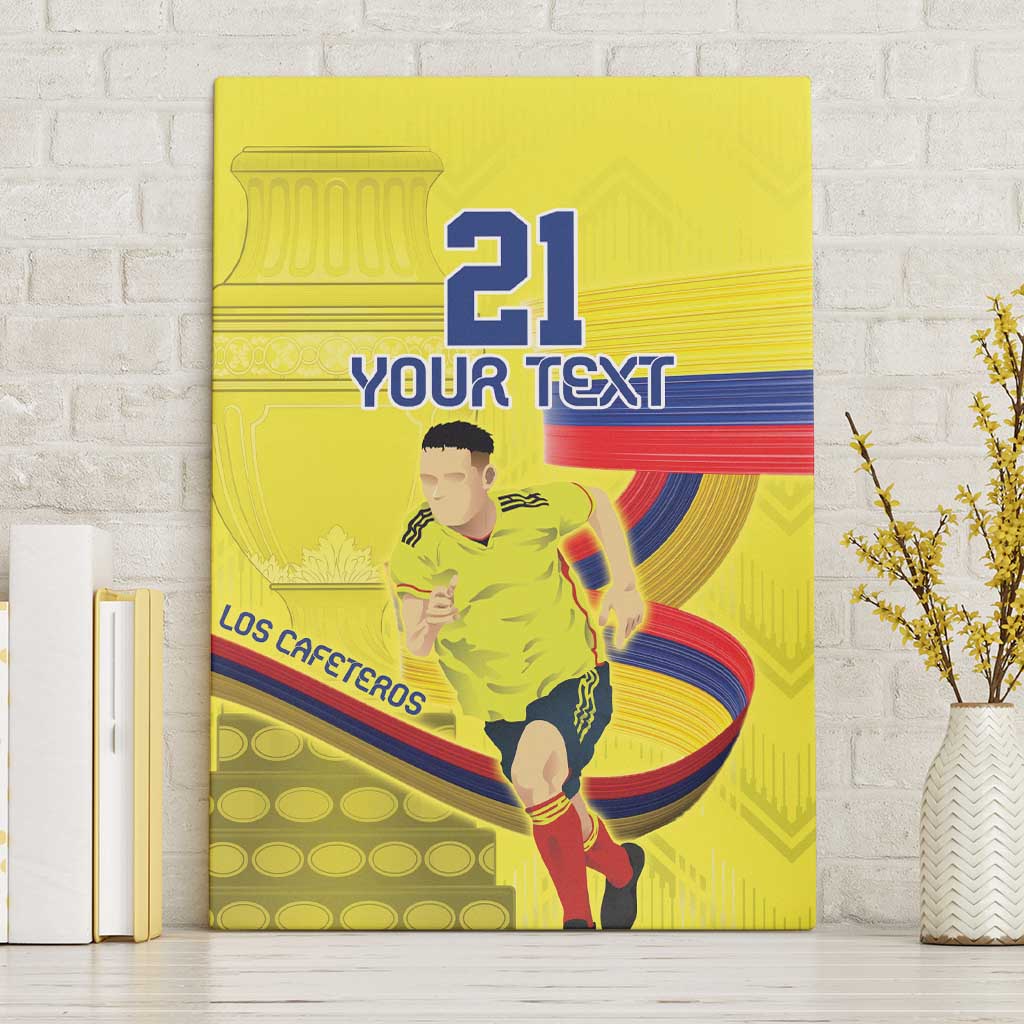 Colombia Champion Football Custom Canvas Wall Art Proud To Be Los Cafeteros LT9 - Wonder Print Shop