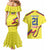 Colombia Champion Football Custom Couples Matching Mermaid Dress and Hawaiian Shirt Proud To Be Los Cafeteros LT9 - Wonder Print Shop