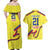 Colombia Champion Football Custom Couples Matching Off Shoulder Maxi Dress and Hawaiian Shirt Proud To Be Los Cafeteros LT9 - Wonder Print Shop