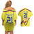 Colombia Champion Football Custom Couples Matching Off Shoulder Short Dress and Hawaiian Shirt Proud To Be Los Cafeteros LT9 - Wonder Print Shop