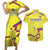 Colombia Champion Football Custom Couples Matching Short Sleeve Bodycon Dress and Hawaiian Shirt Proud To Be Los Cafeteros LT9 - Wonder Print Shop