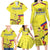 Colombia Champion Football Custom Family Matching Long Sleeve Bodycon Dress and Hawaiian Shirt Proud To Be Los Cafeteros LT9 - Wonder Print Shop