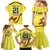 Colombia Champion Football Custom Family Matching Mermaid Dress and Hawaiian Shirt Proud To Be Los Cafeteros LT9 - Wonder Print Shop