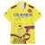 Colombia Champion Football Custom Family Matching Mermaid Dress and Hawaiian Shirt Proud To Be Los Cafeteros LT9 - Wonder Print Shop