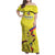 Colombia Champion Football Custom Family Matching Off Shoulder Maxi Dress and Hawaiian Shirt Proud To Be Los Cafeteros LT9 - Wonder Print Shop