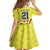 Colombia Champion Football Custom Family Matching Off Shoulder Short Dress and Hawaiian Shirt Proud To Be Los Cafeteros LT9 - Wonder Print Shop