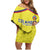 Colombia Champion Football Custom Family Matching Off Shoulder Short Dress and Hawaiian Shirt Proud To Be Los Cafeteros LT9 - Wonder Print Shop