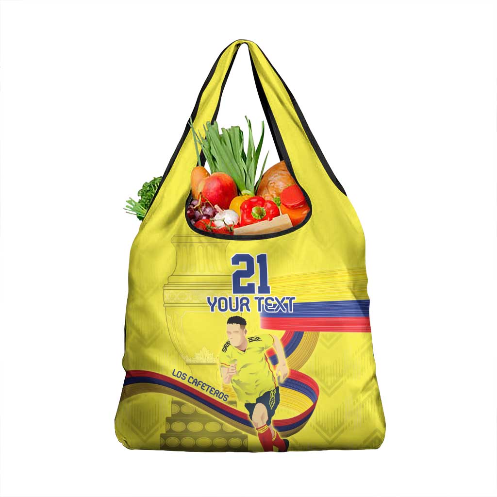 Colombia Champion Football Custom Grocery Bag Proud To Be Los Cafeteros