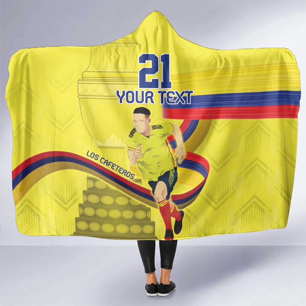 Colombia Champion Football Custom Hooded Blanket Proud To Be Los Cafeteros