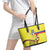 Colombia Champion Football Custom Leather Tote Bag Proud To Be Los Cafeteros - Wonder Print Shop